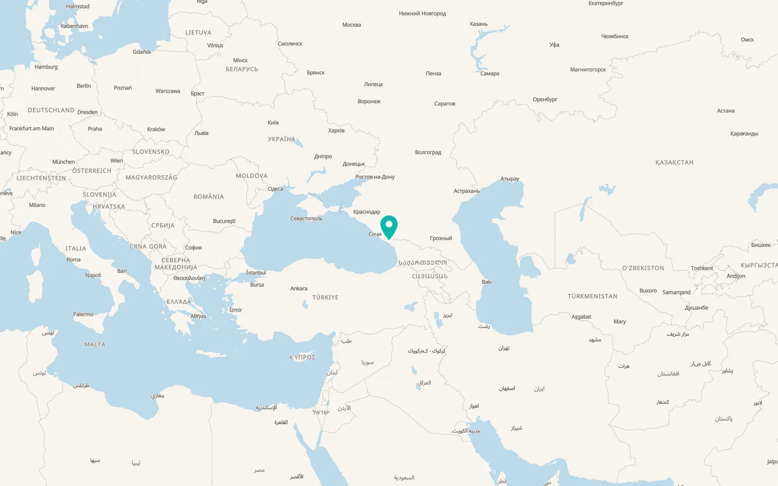 Map of Sokhumi