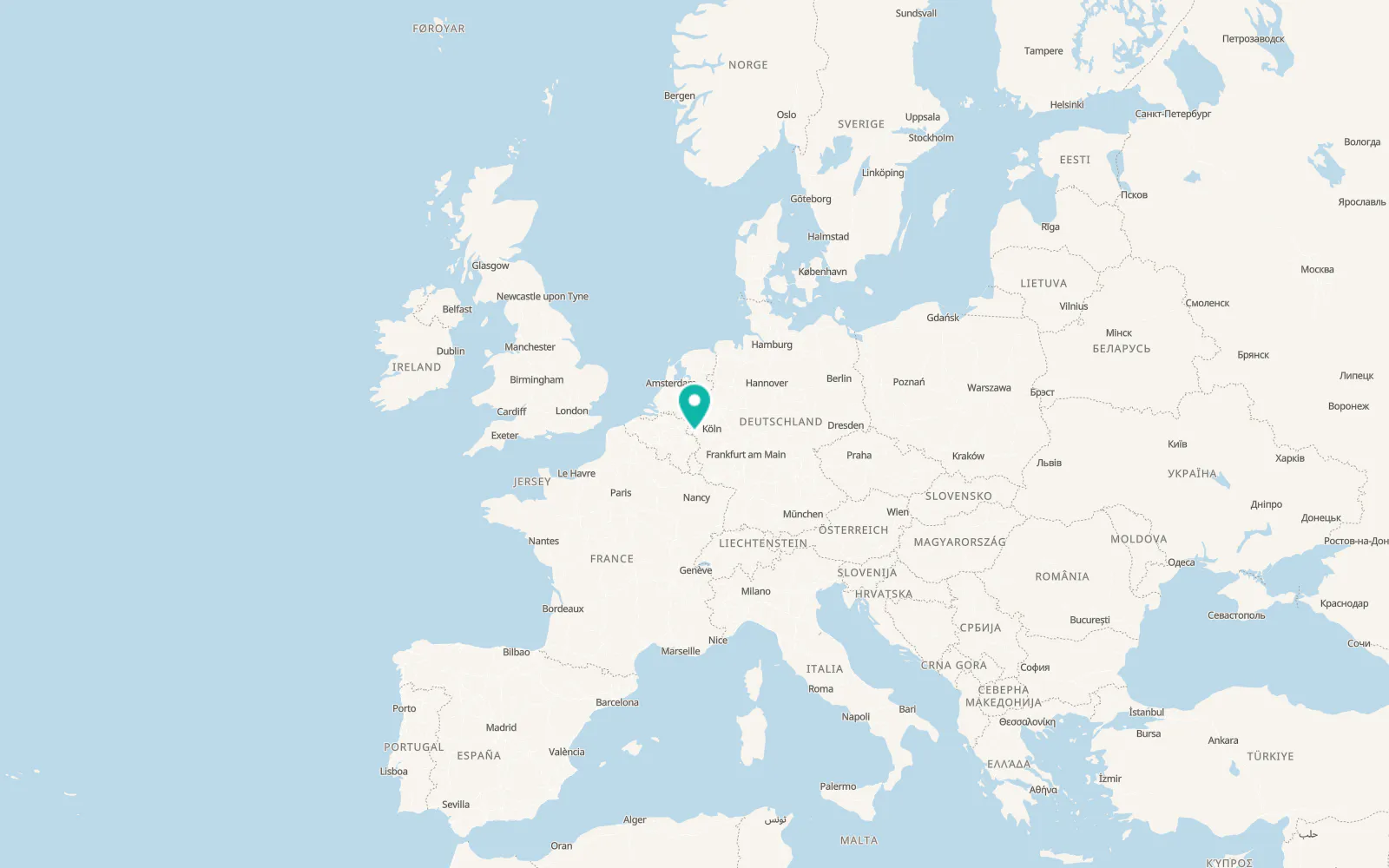 Map of Aachen