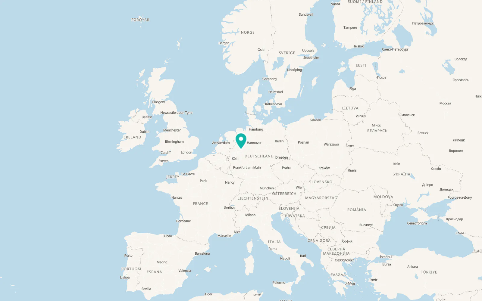 Map of Hamm