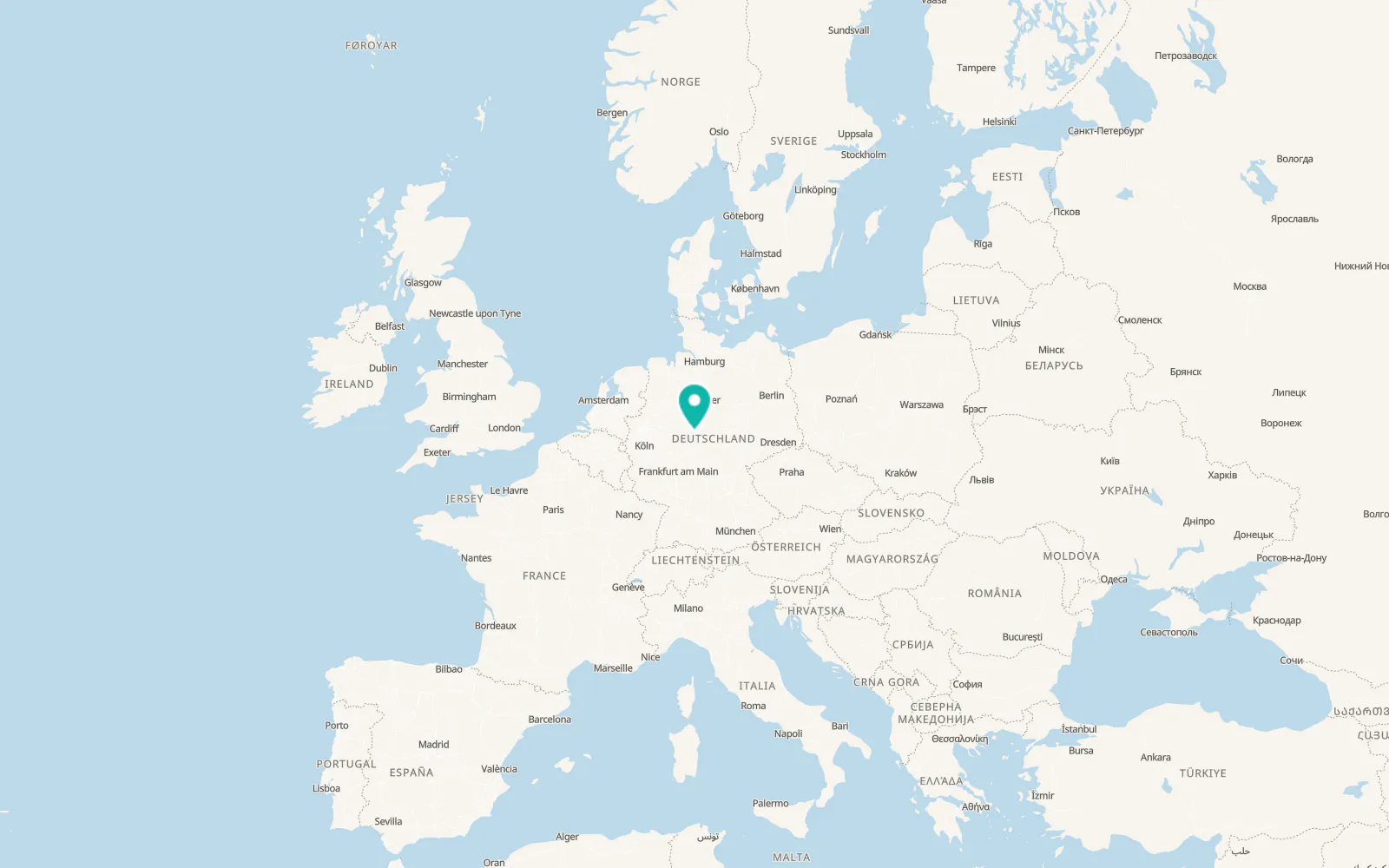 Map of Kassel