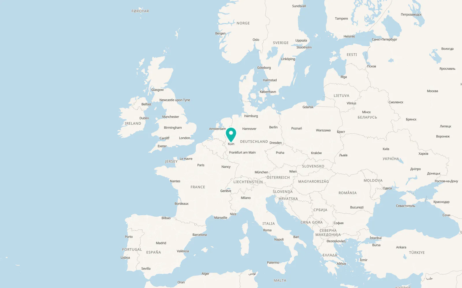 Map of Köln
