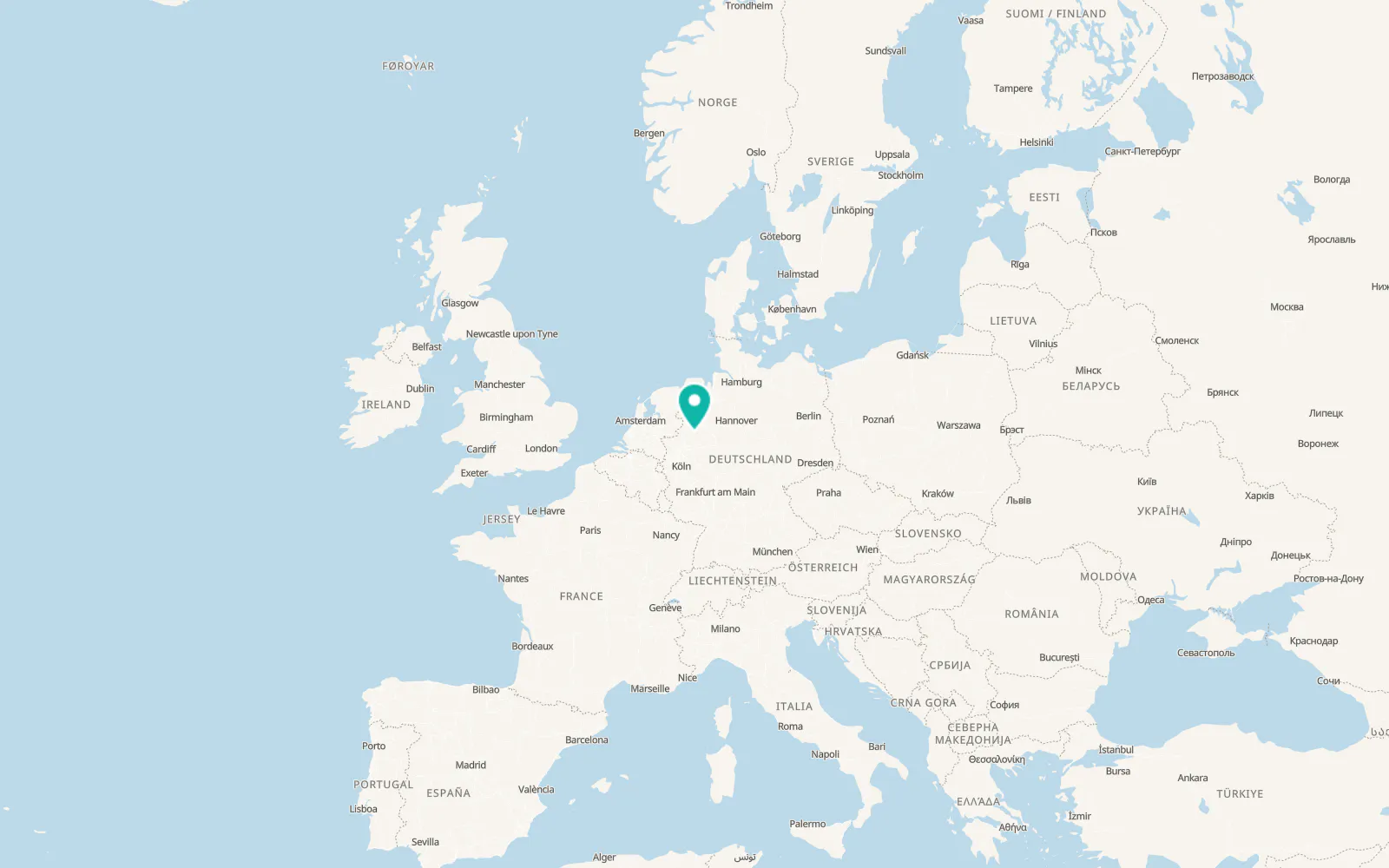 Map of Münster