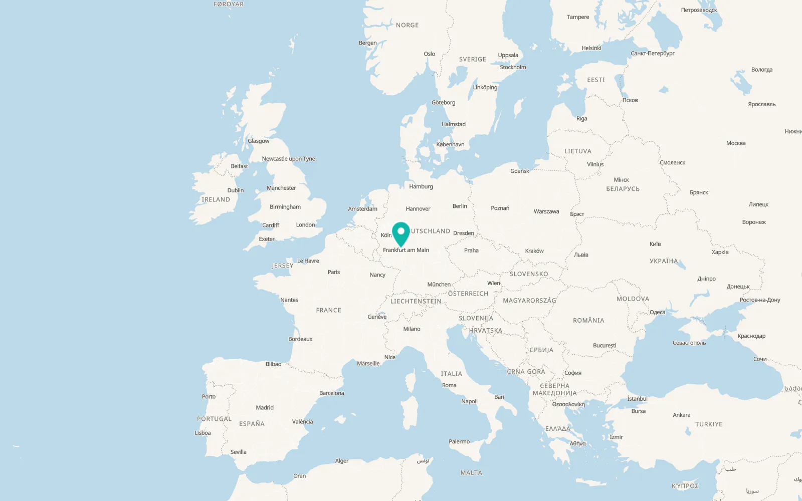 Map of Wiesbaden