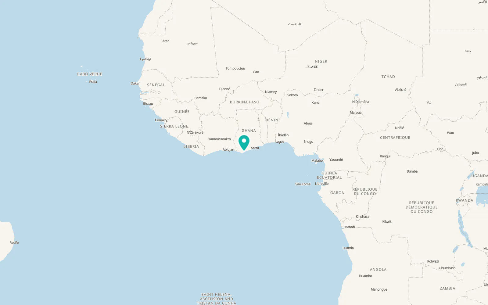 Map of Takoradi