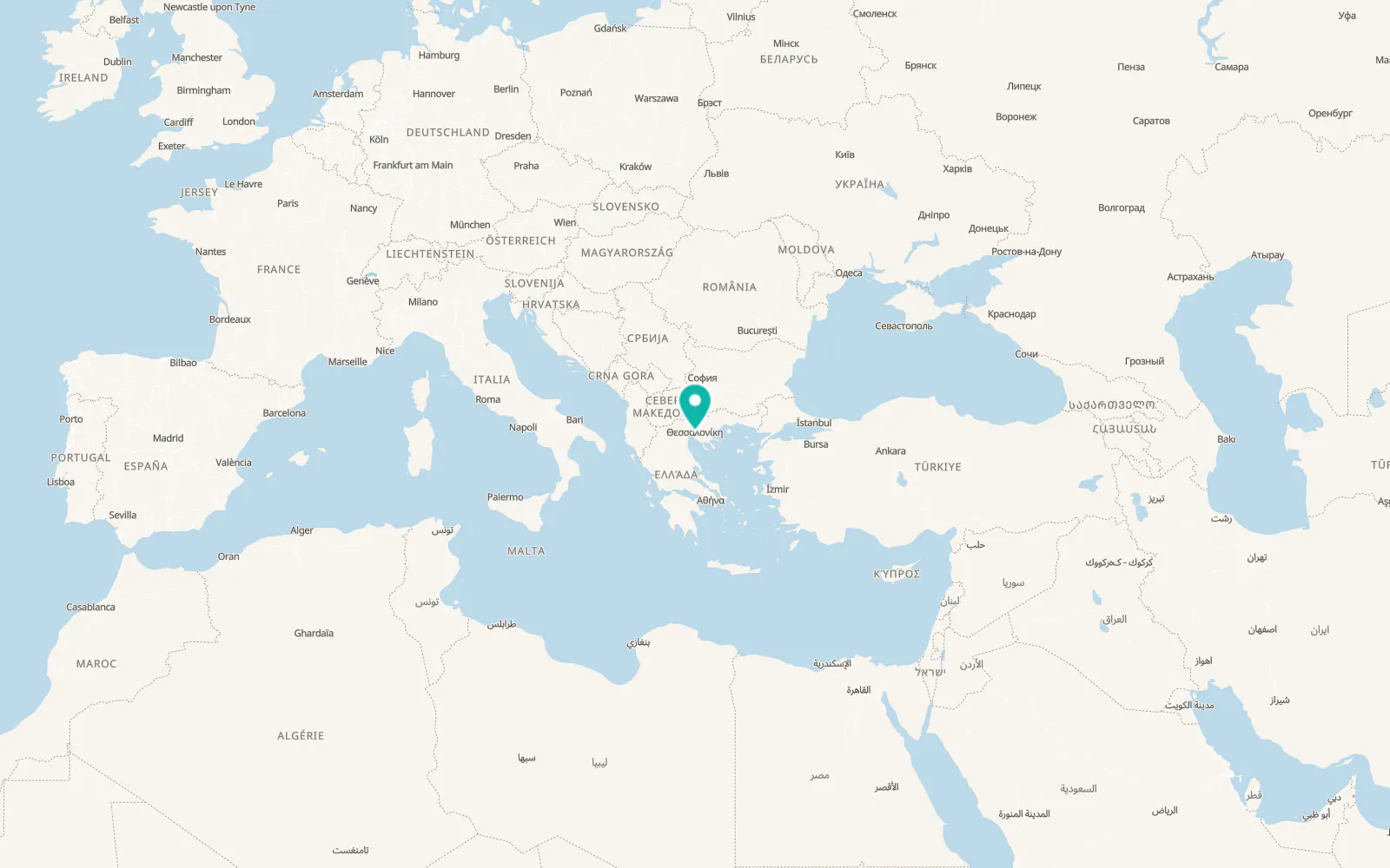 Map of Kalamariá