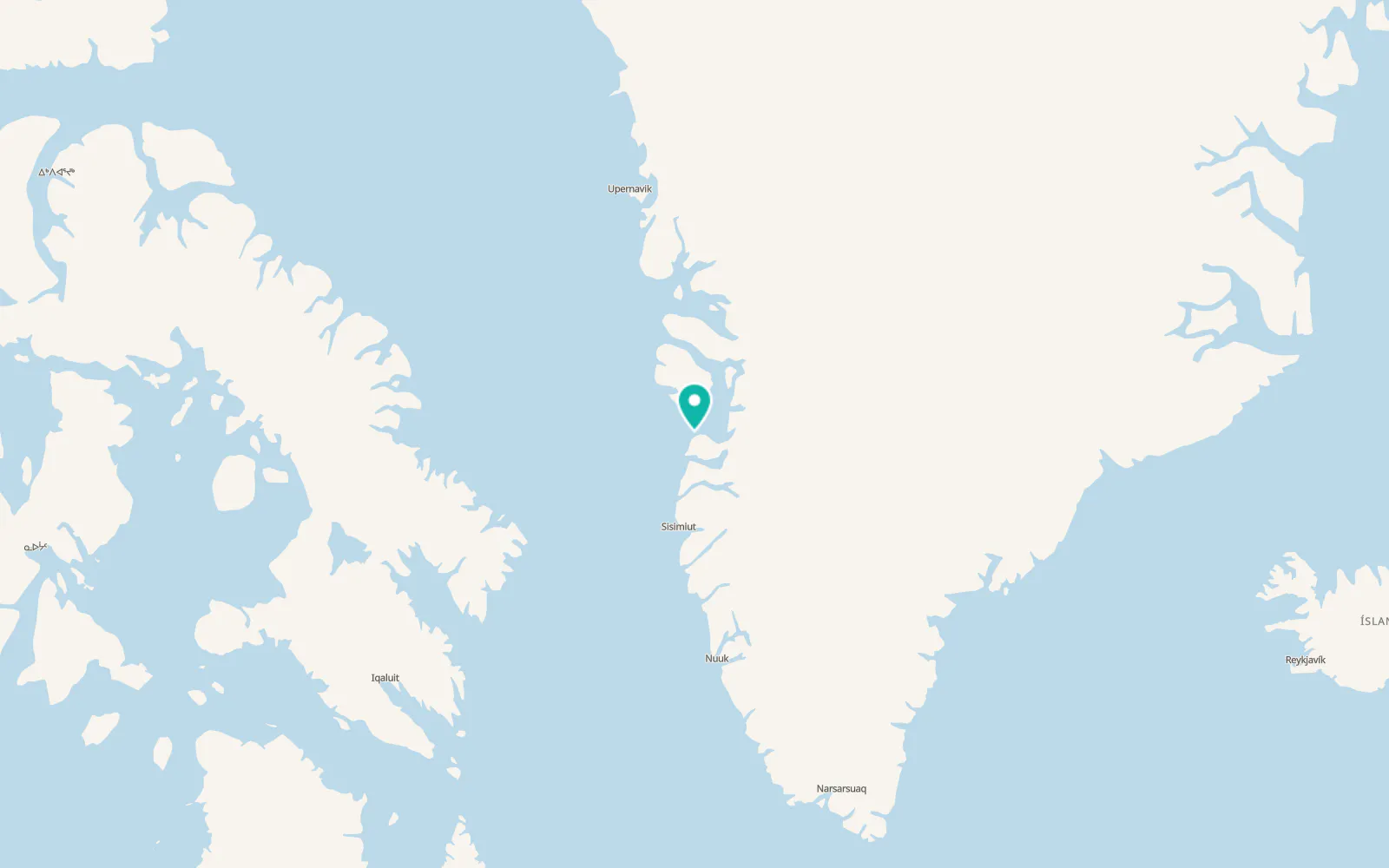 Map of Aasiaat
