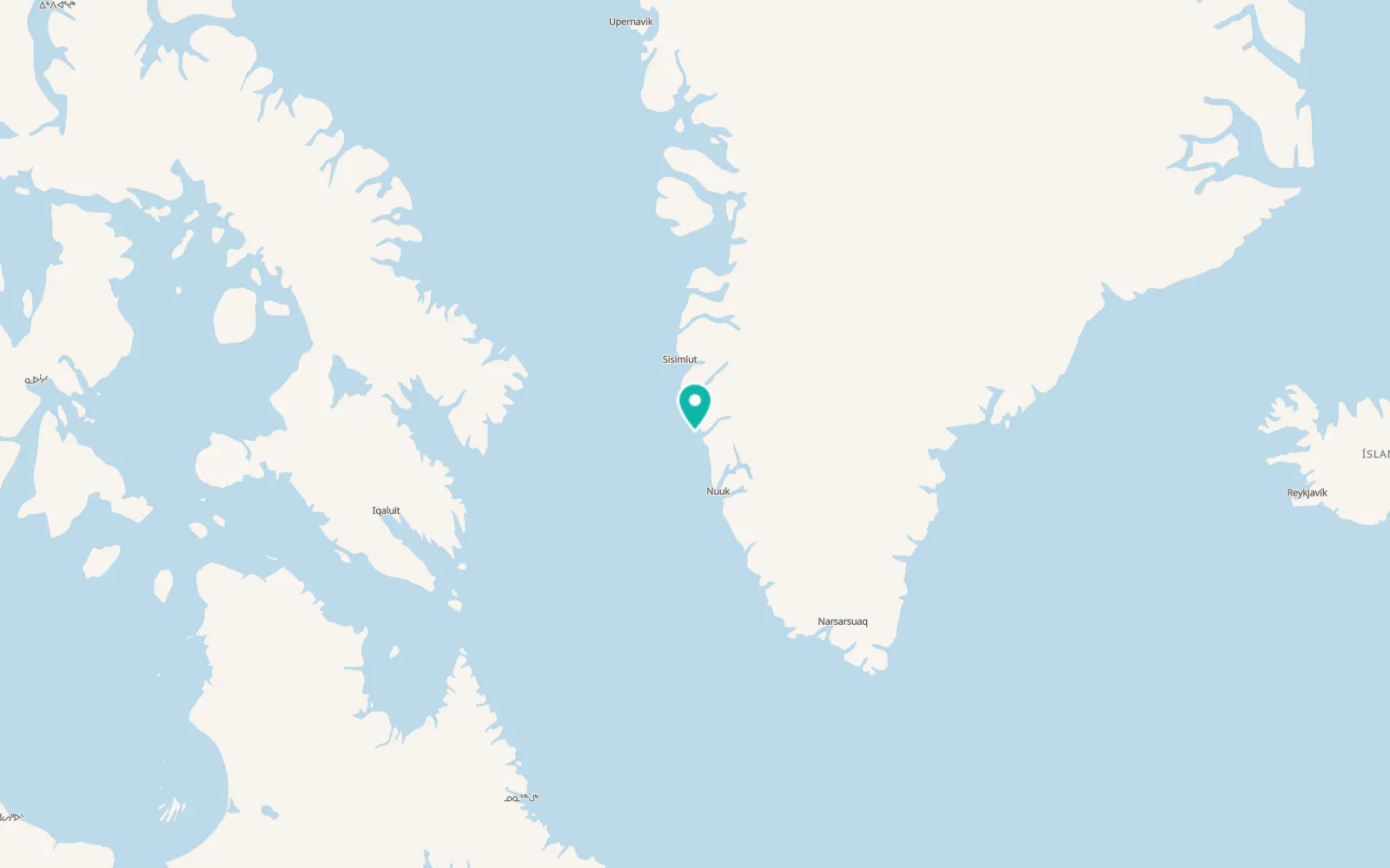 Map of Maniitsoq