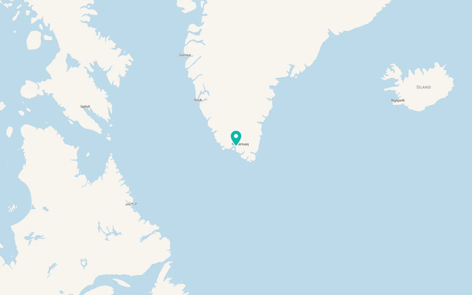 Map of Narsaq