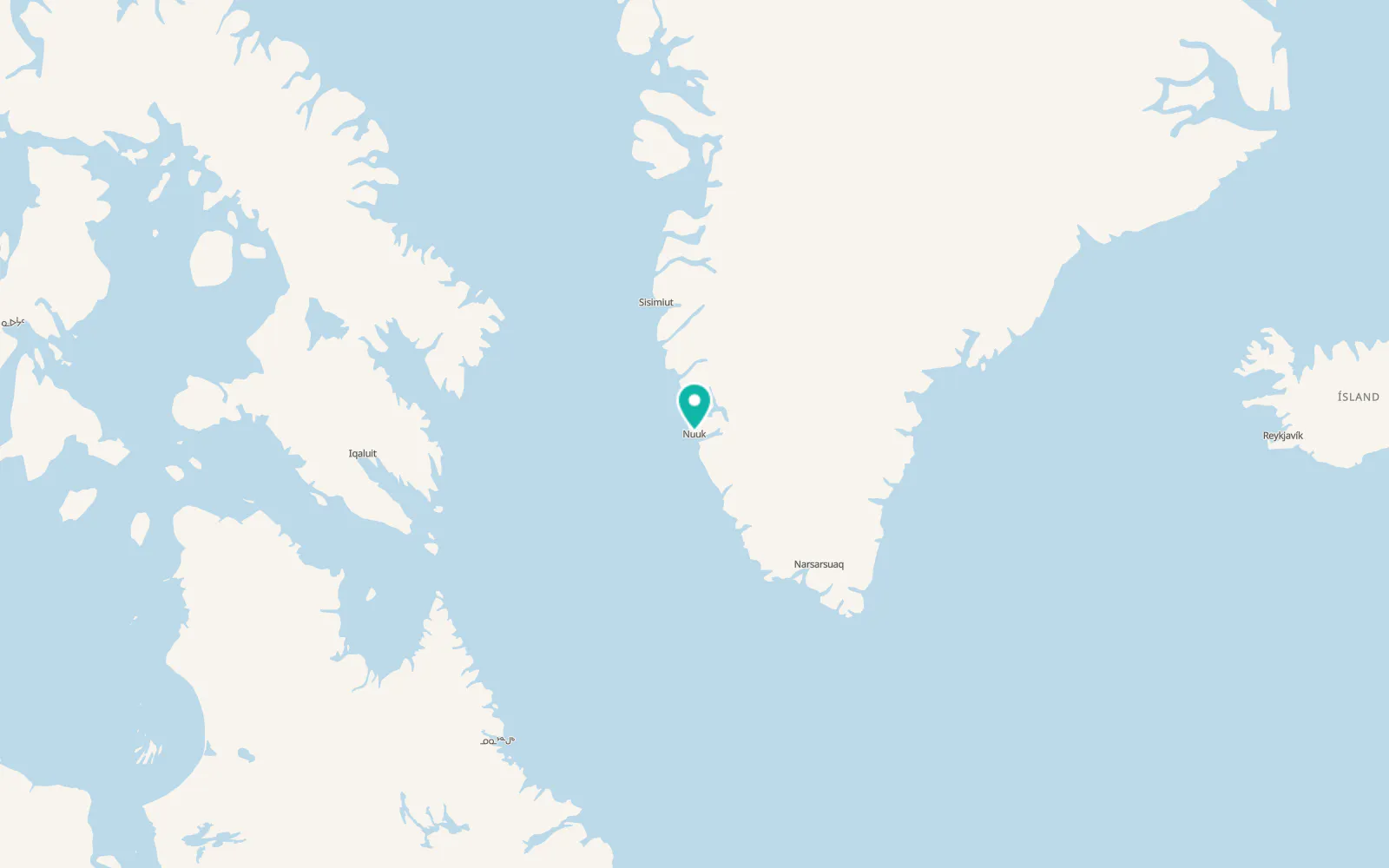 Map of Nuuk