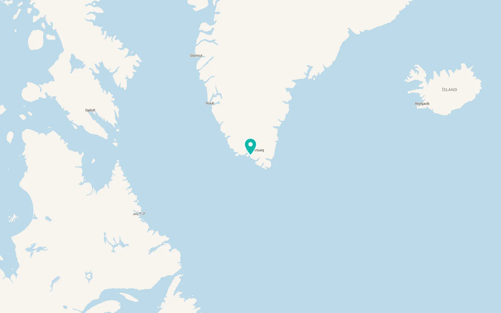 Map of Qaqortoq