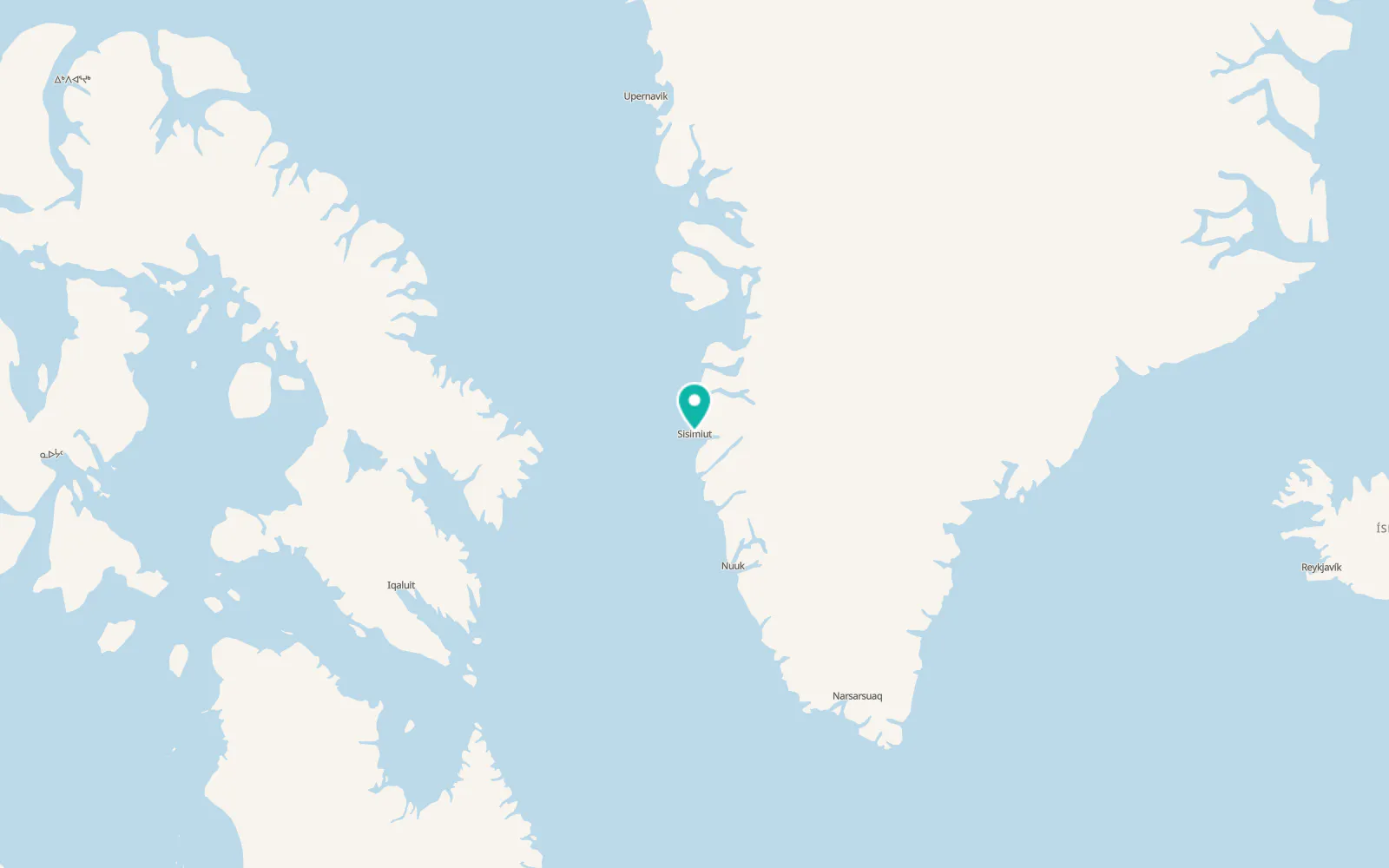 Map of Sisimiut