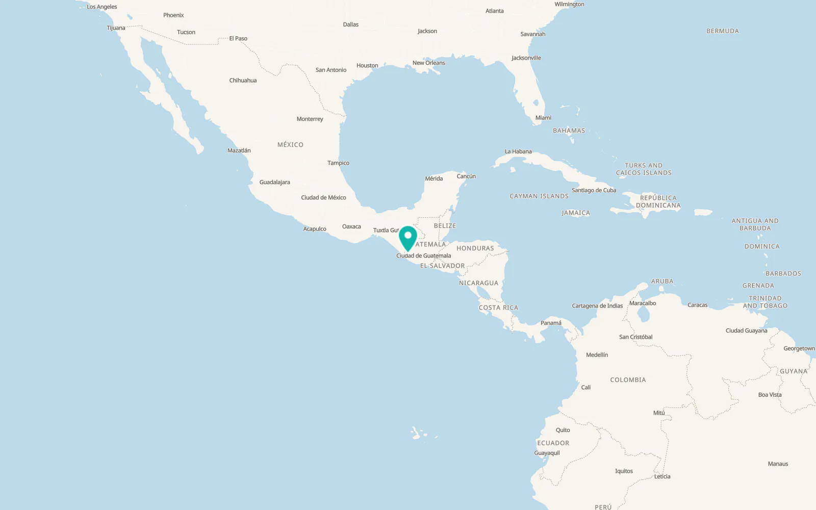 Map of Coatepeque