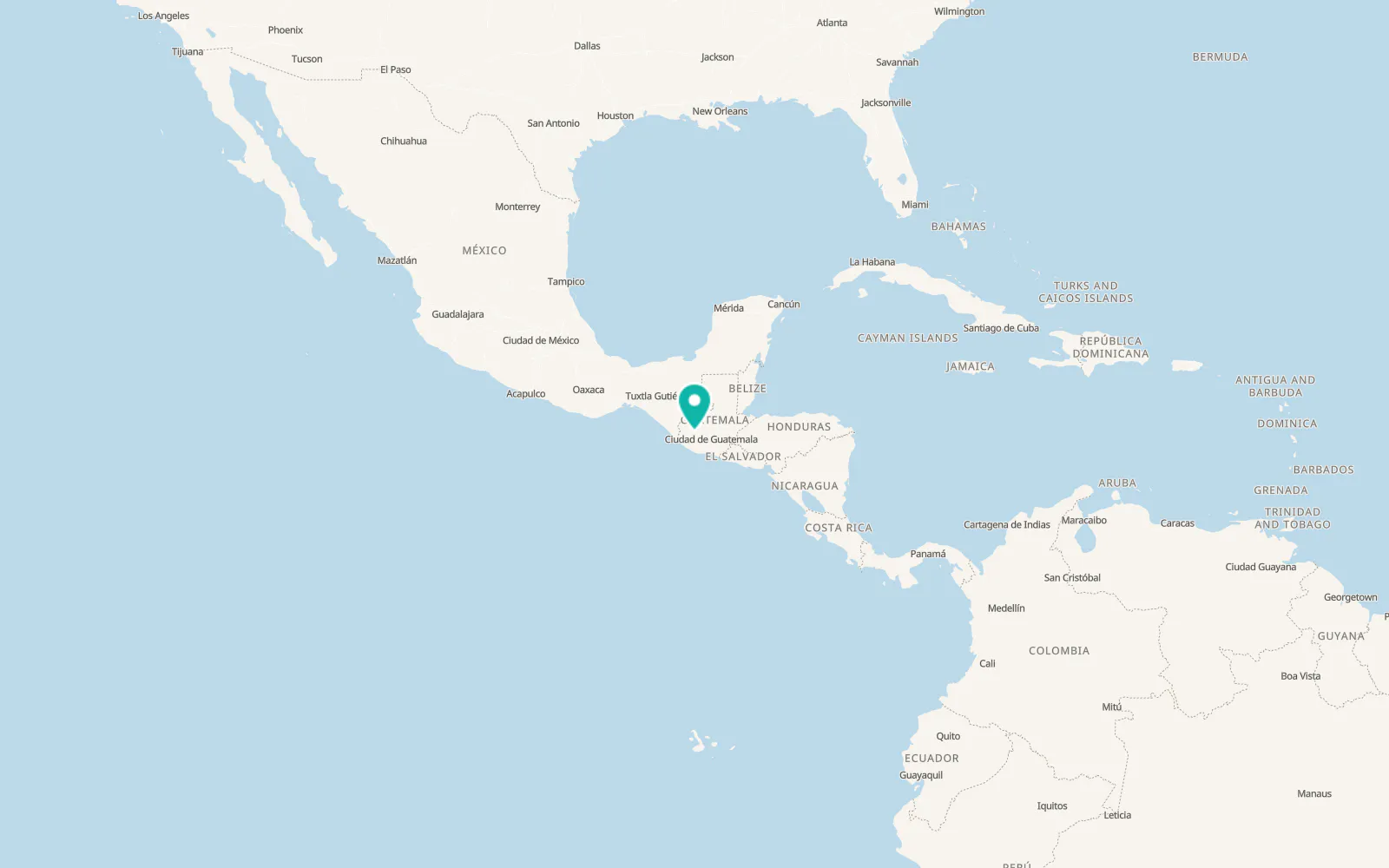 Map of Totonicapán
