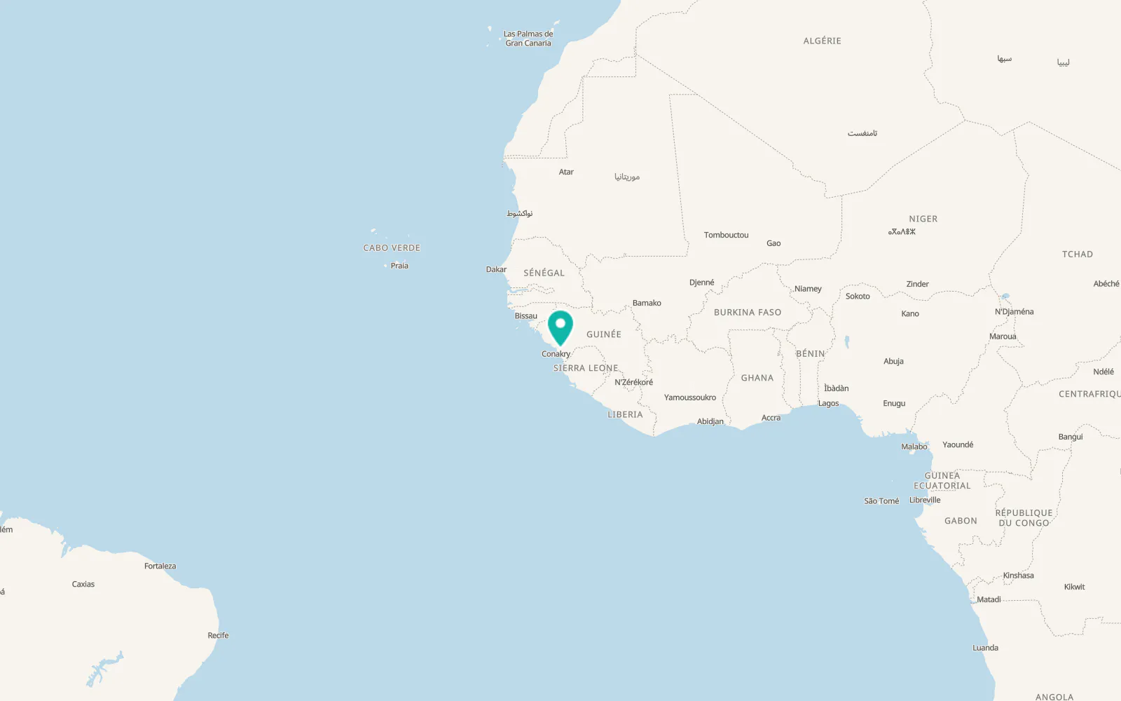 Map of Manéah