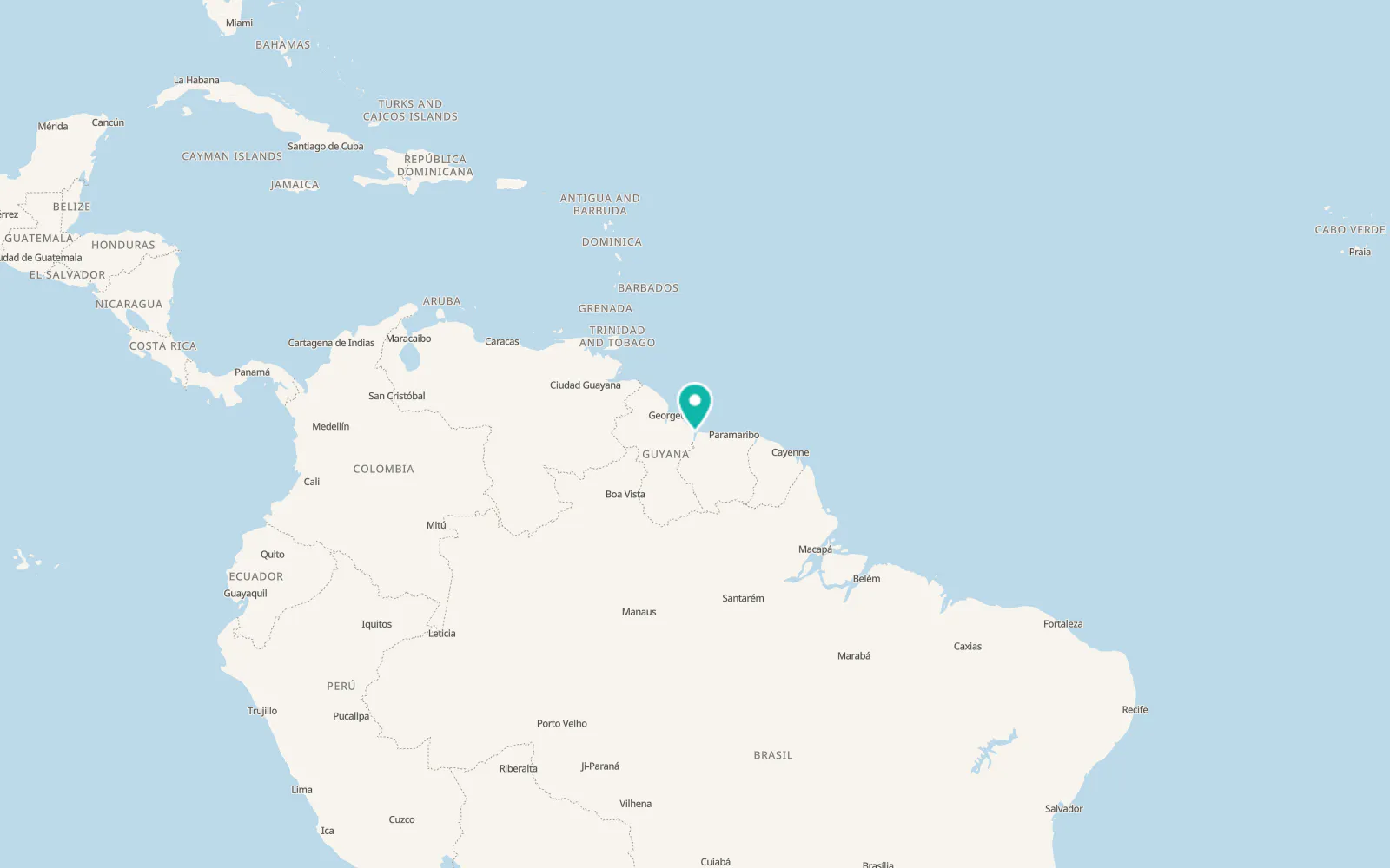 Map of Skeldon