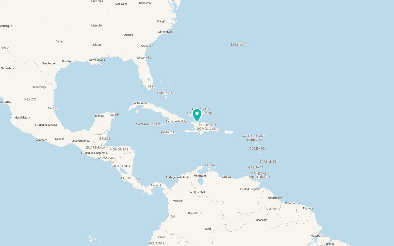 Map of Cap-Haïtien