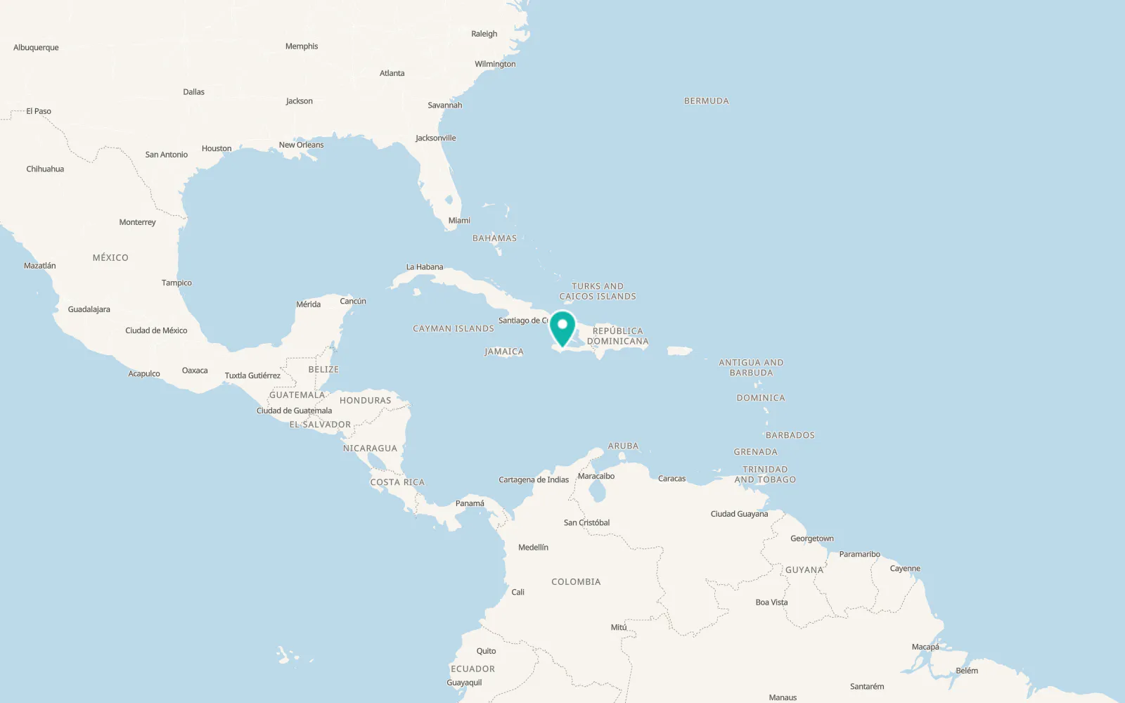 Map of Les Cayes