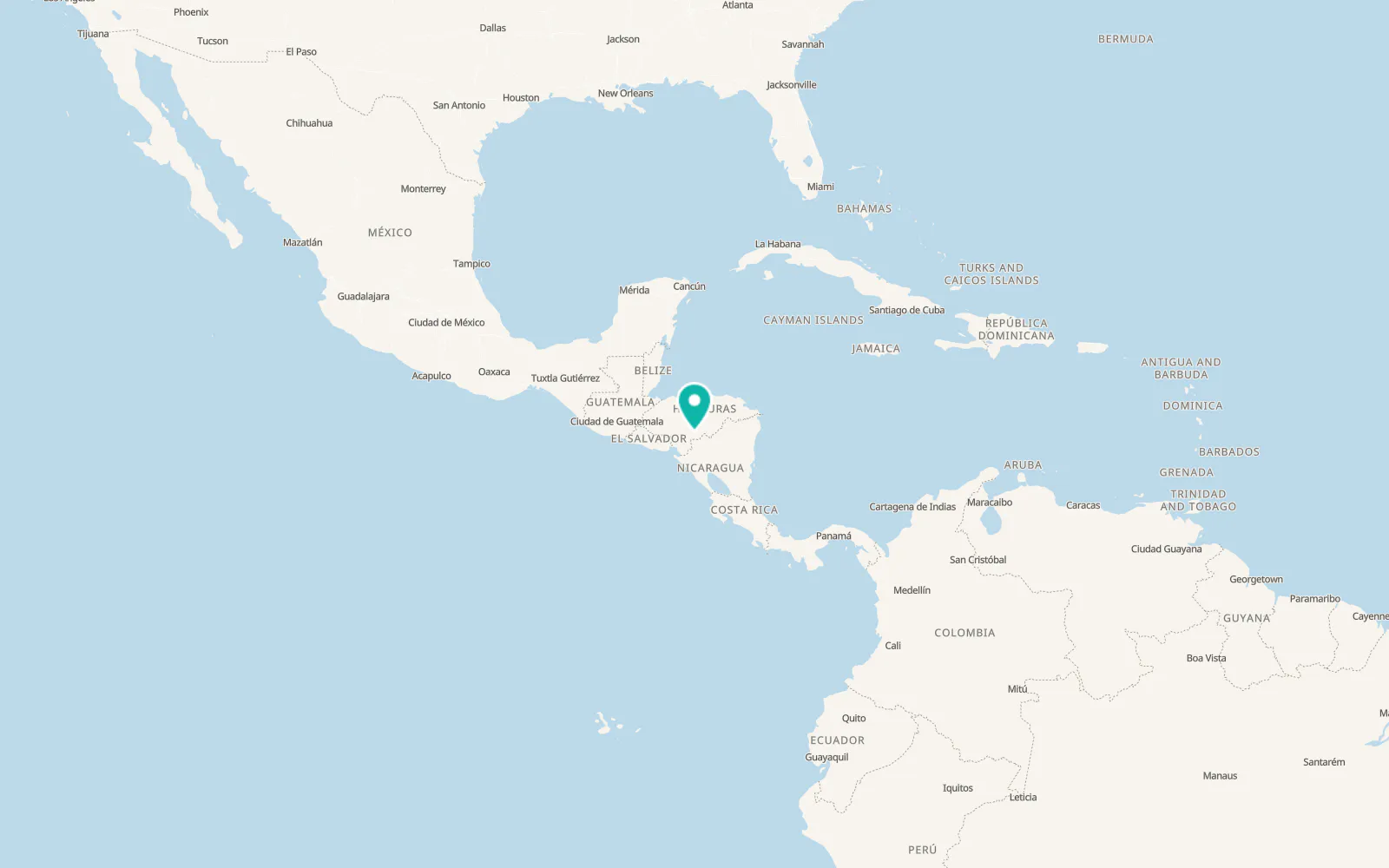 Map of Danlí