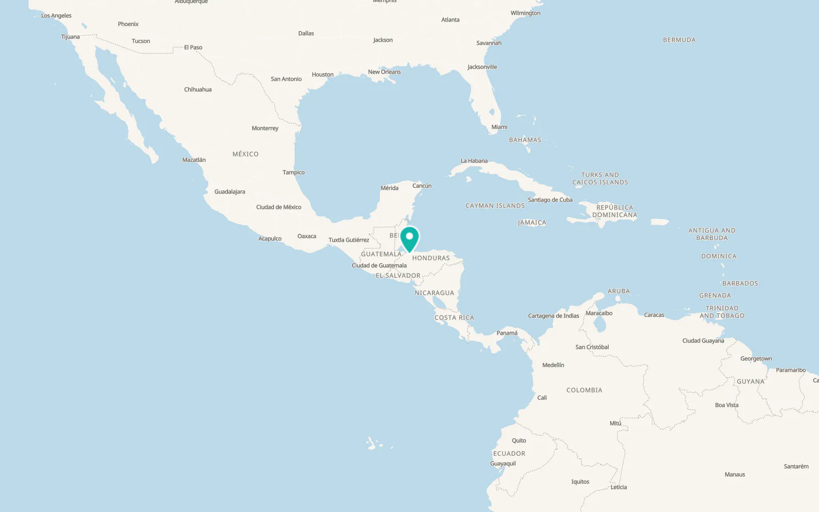 Map of La Lima