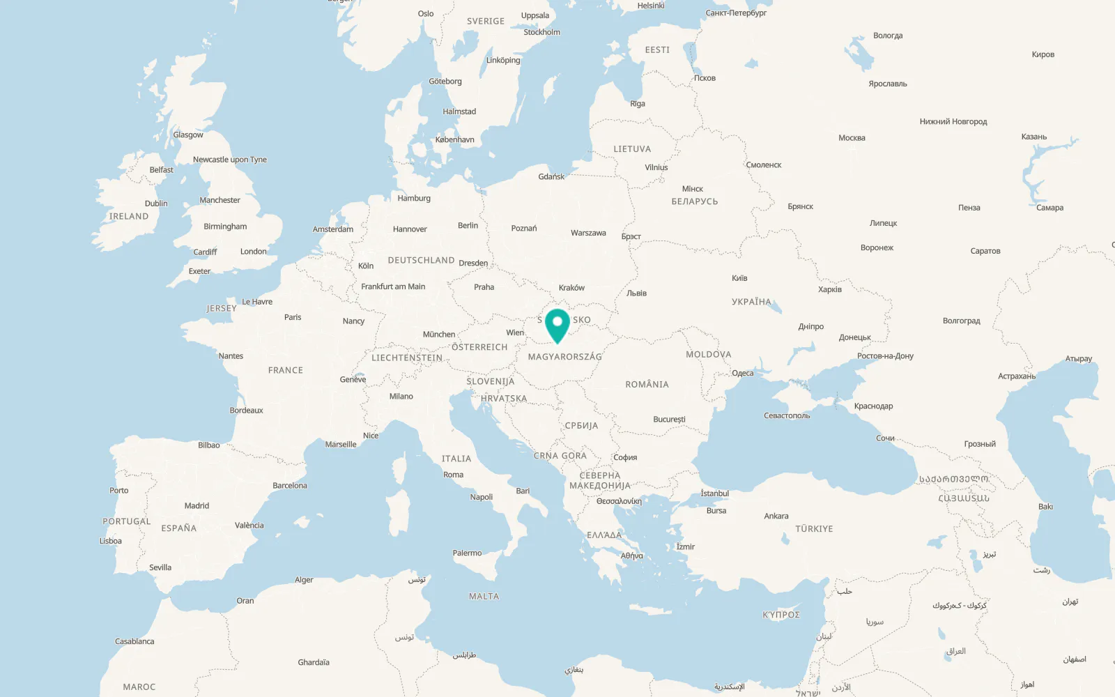 Map of Budapest III. kerület