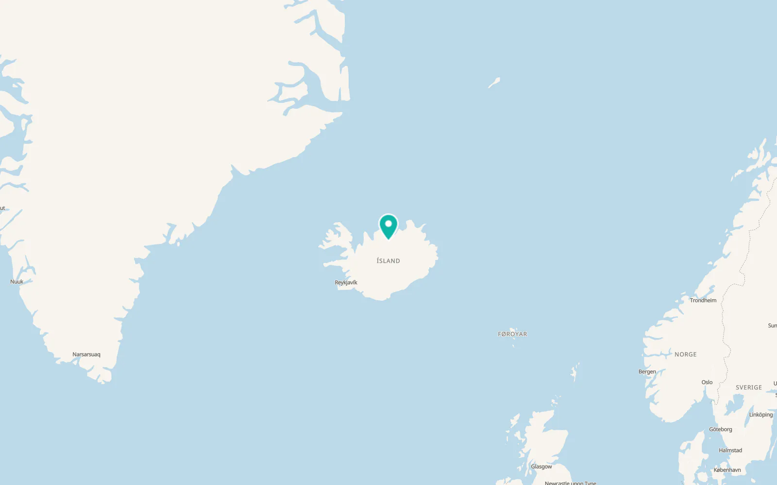 Map of Akureyri