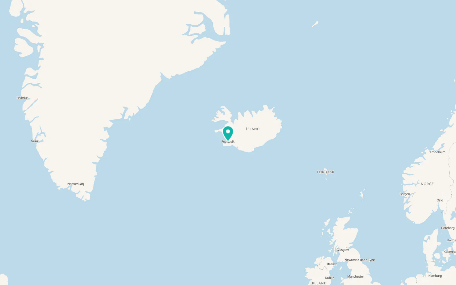 Map of Garðabær