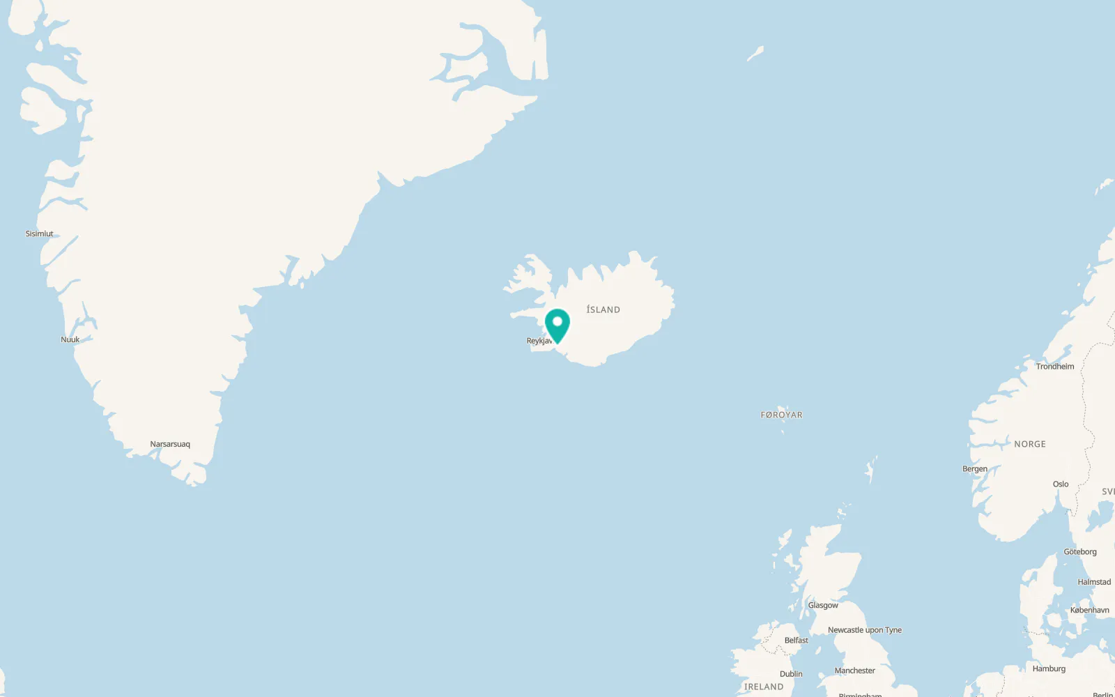 Map of Selfoss