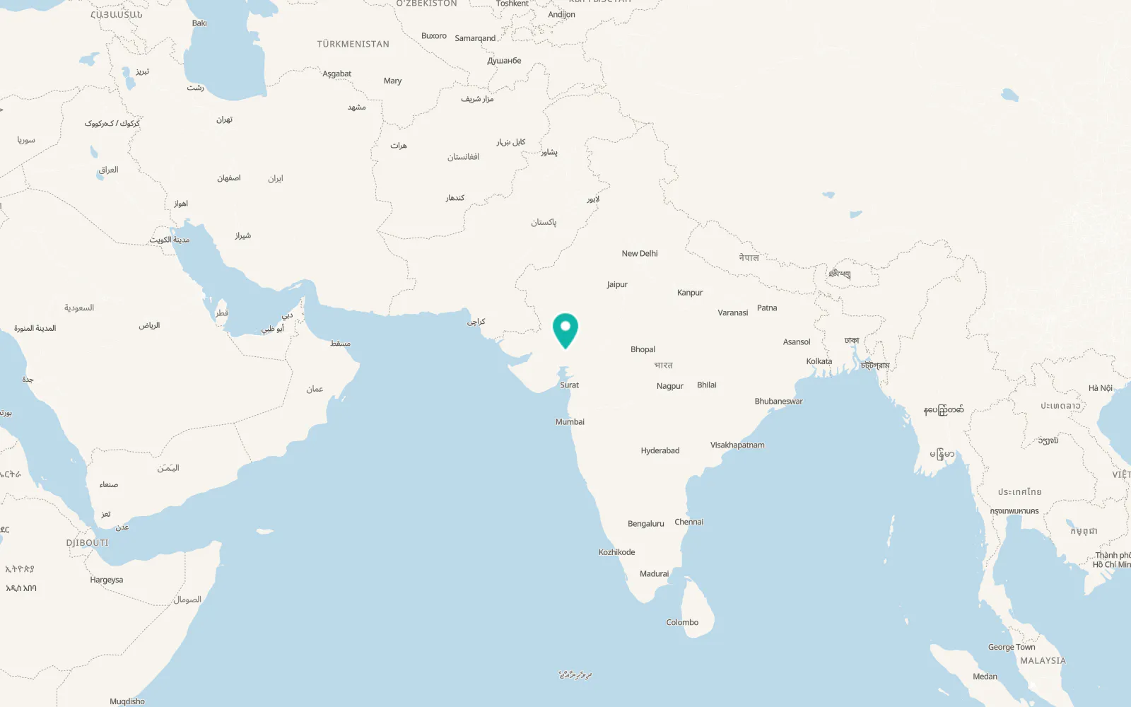 Map of Ahmedabad