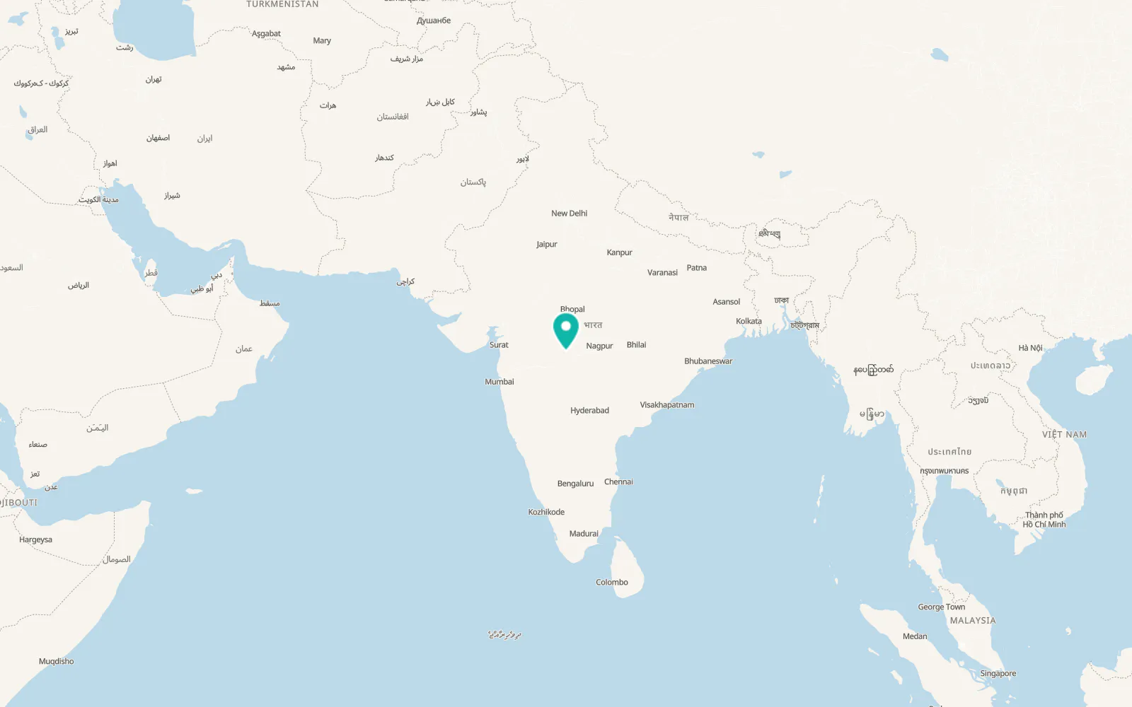 Map of Akola