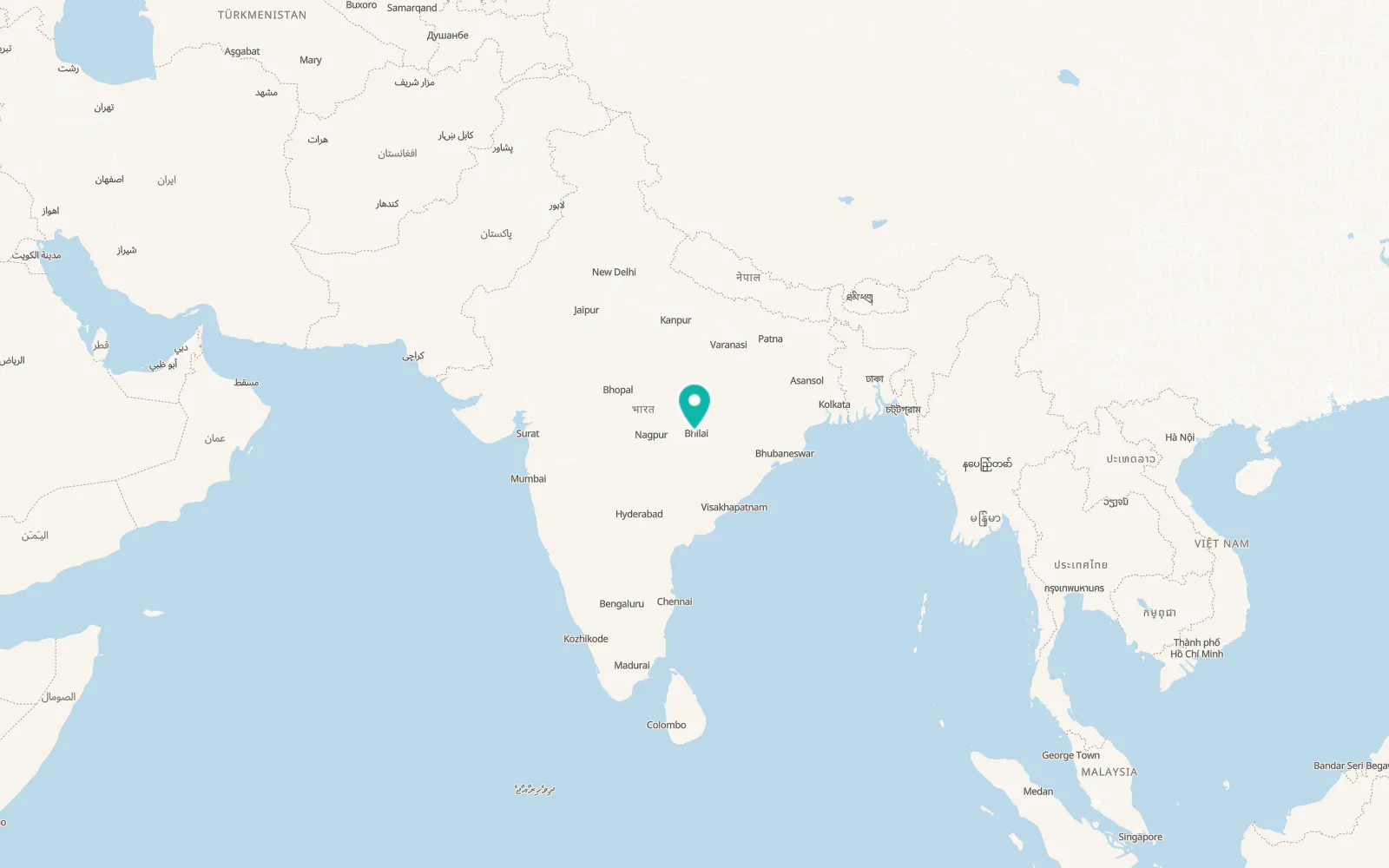 Map of Durg