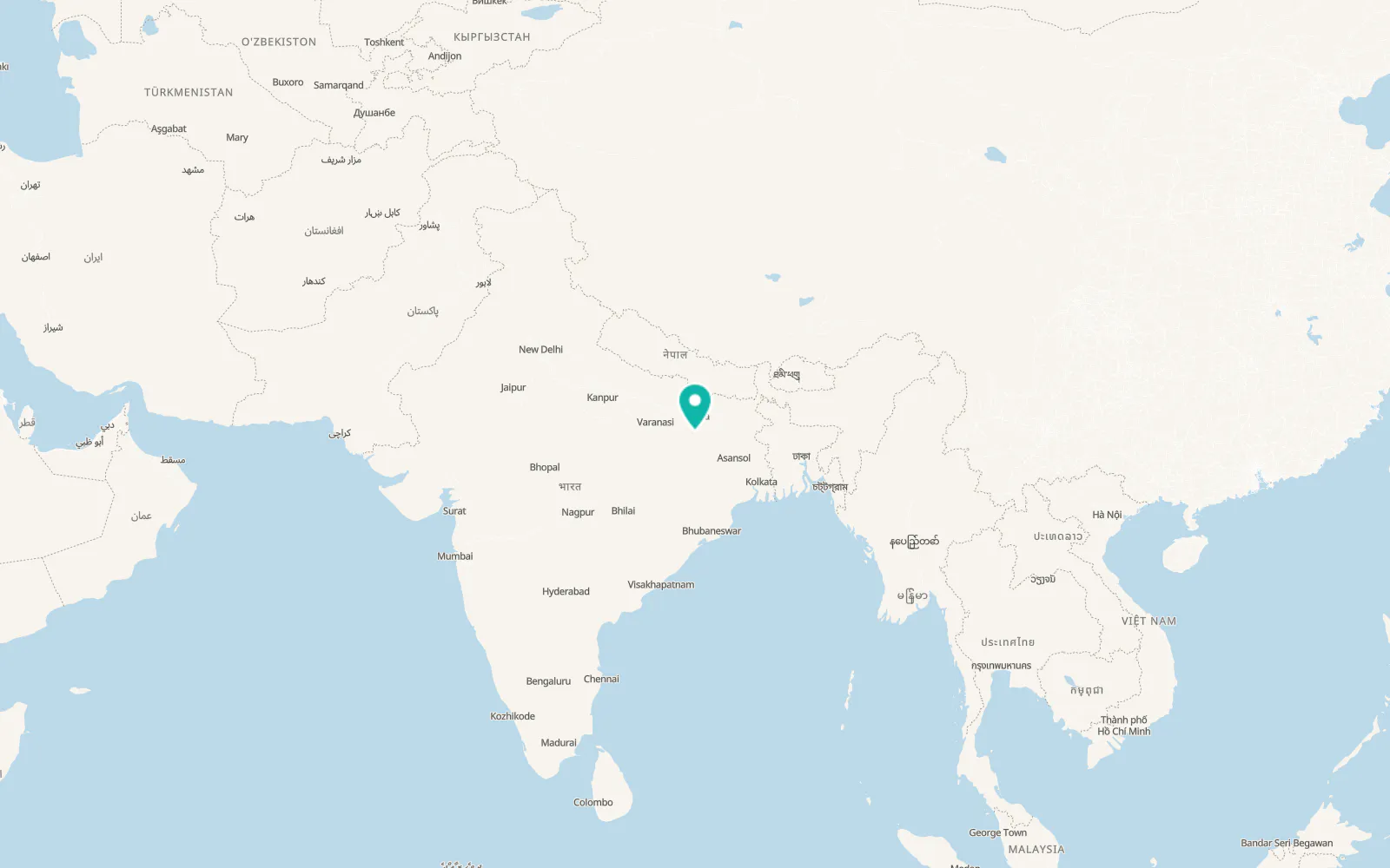 Map of Gaya