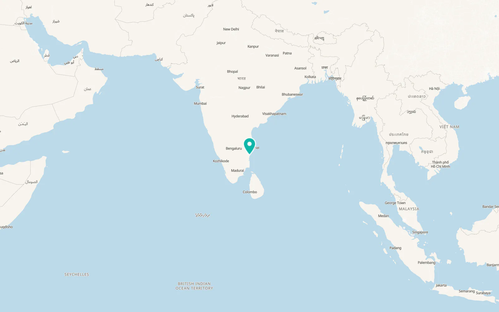 Map of Gundupālaiyam
