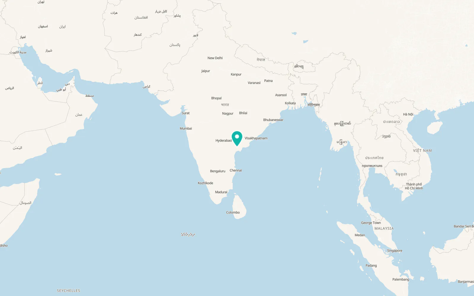 Map of Guntur