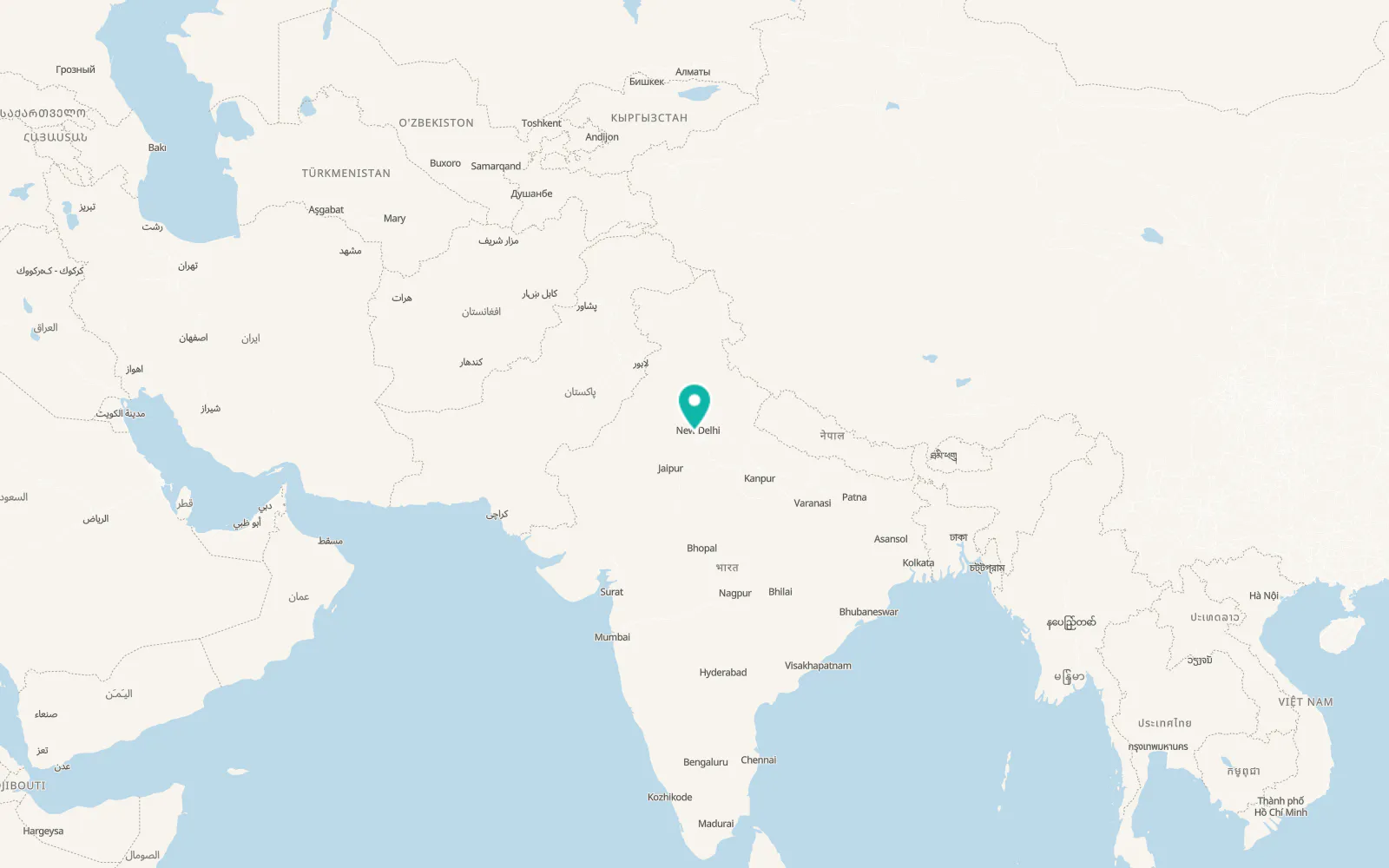 Map of Gurugram