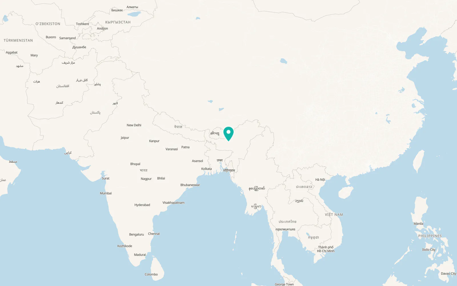 Map of Guwahati