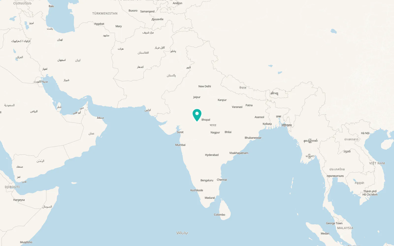 Map of Indore