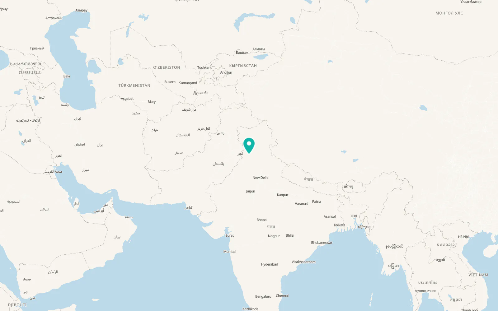 Map of Jalandhar