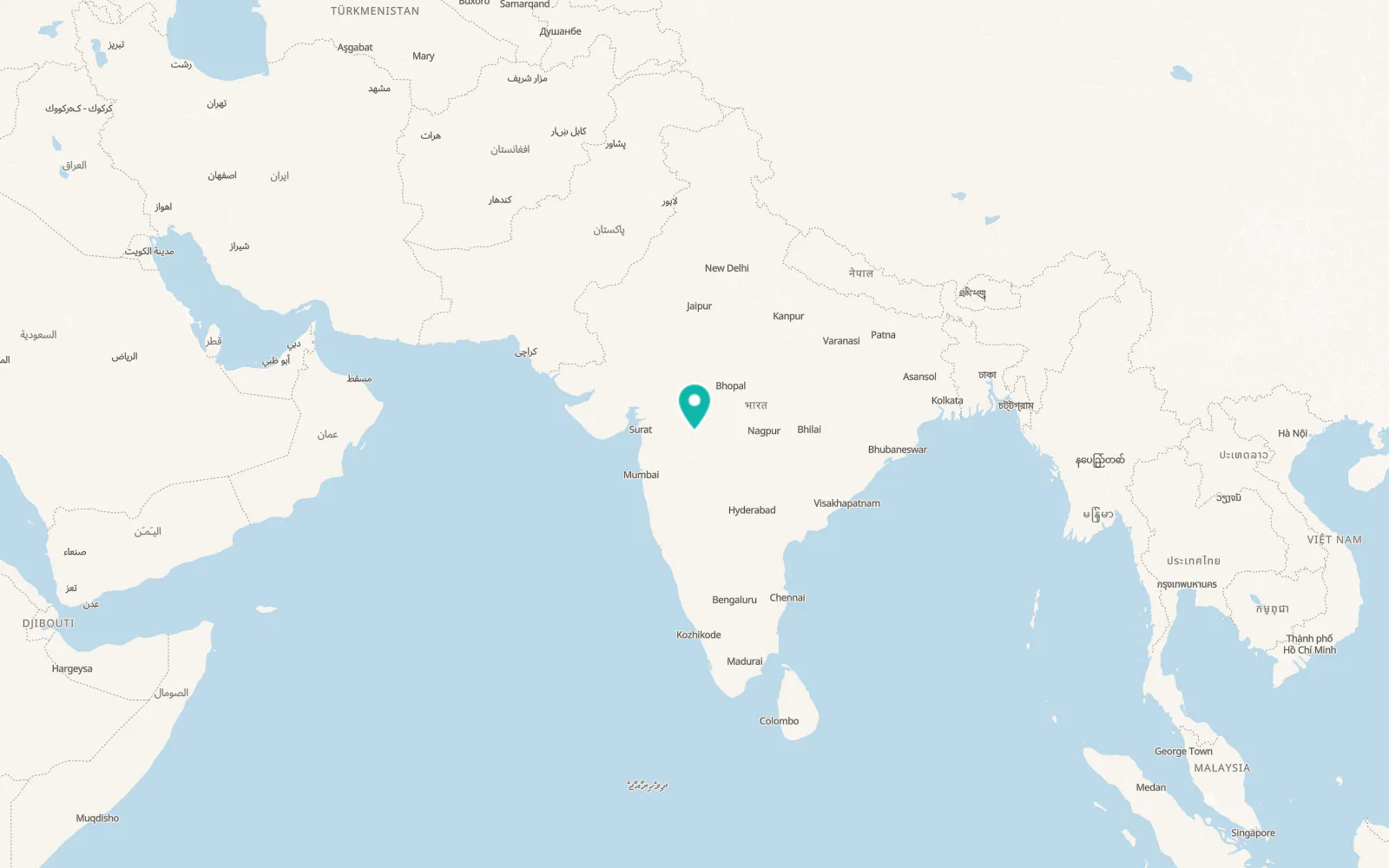 Map of Jalgaon