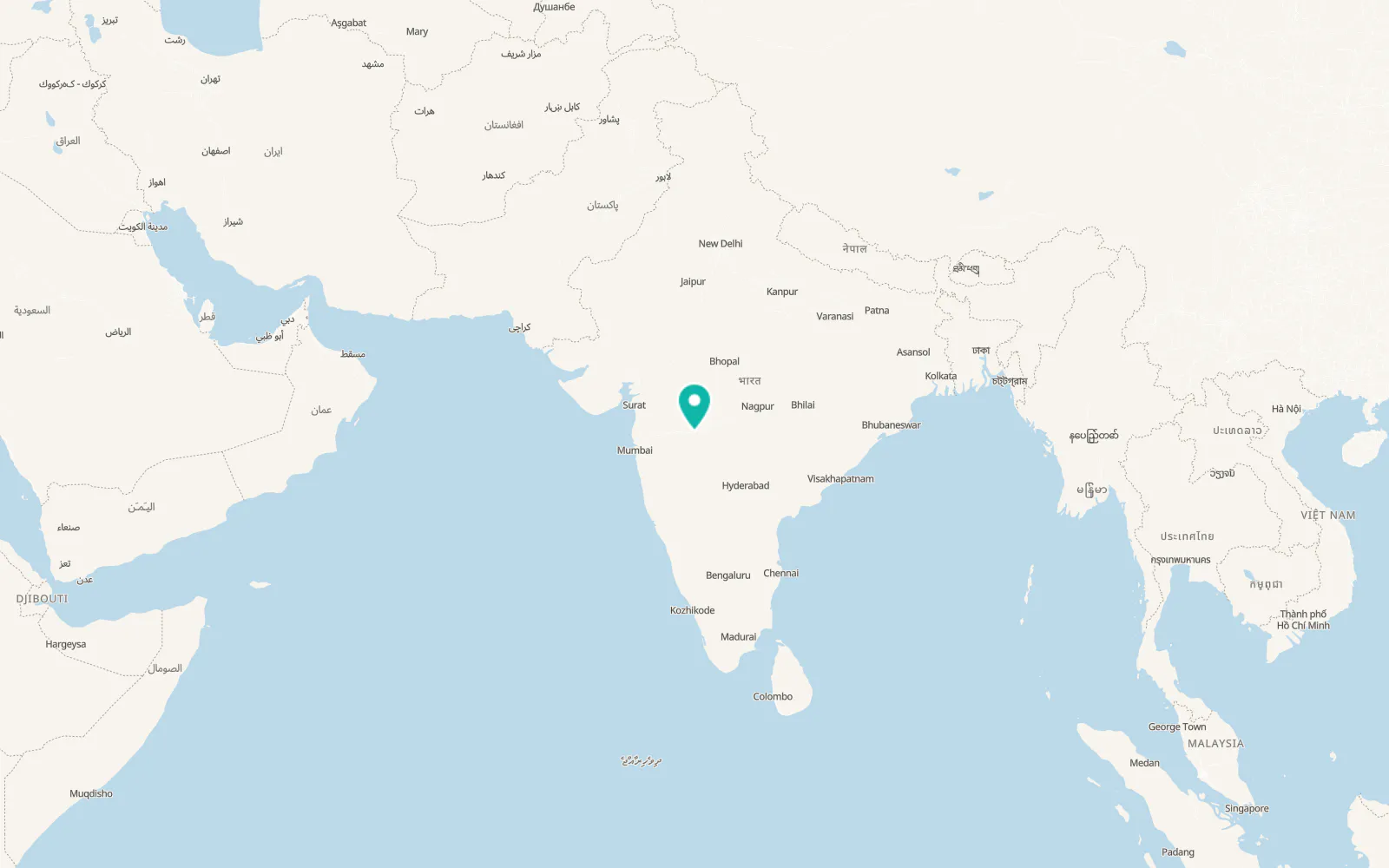 Map of Jālna