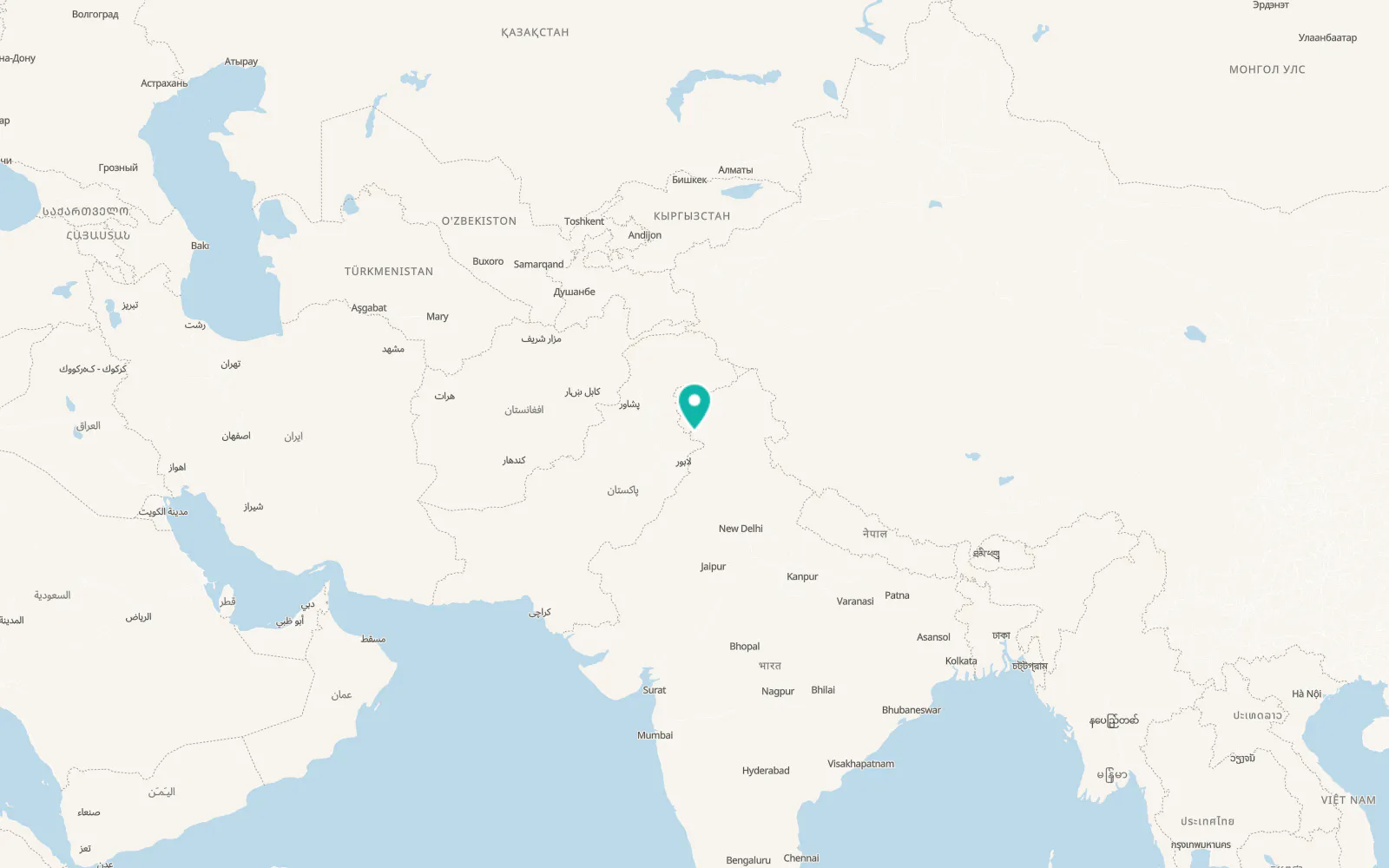 Map of Jammu