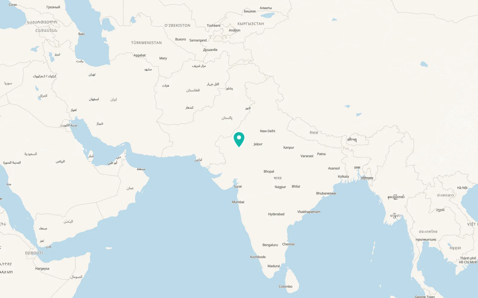 Map of Jodhpur
