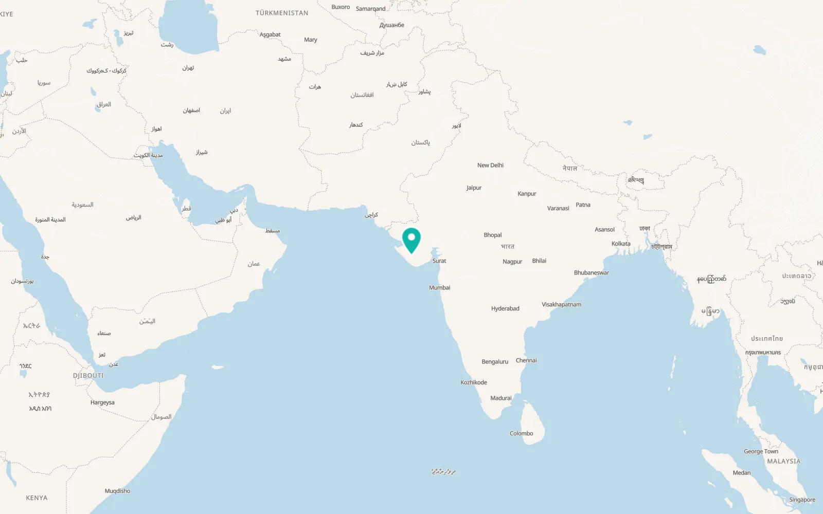 Map of Jūnāgadh