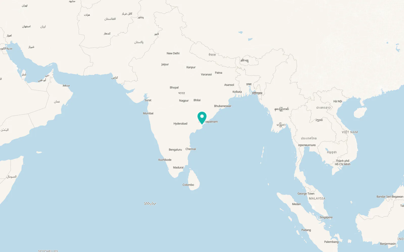Map of Kākināda