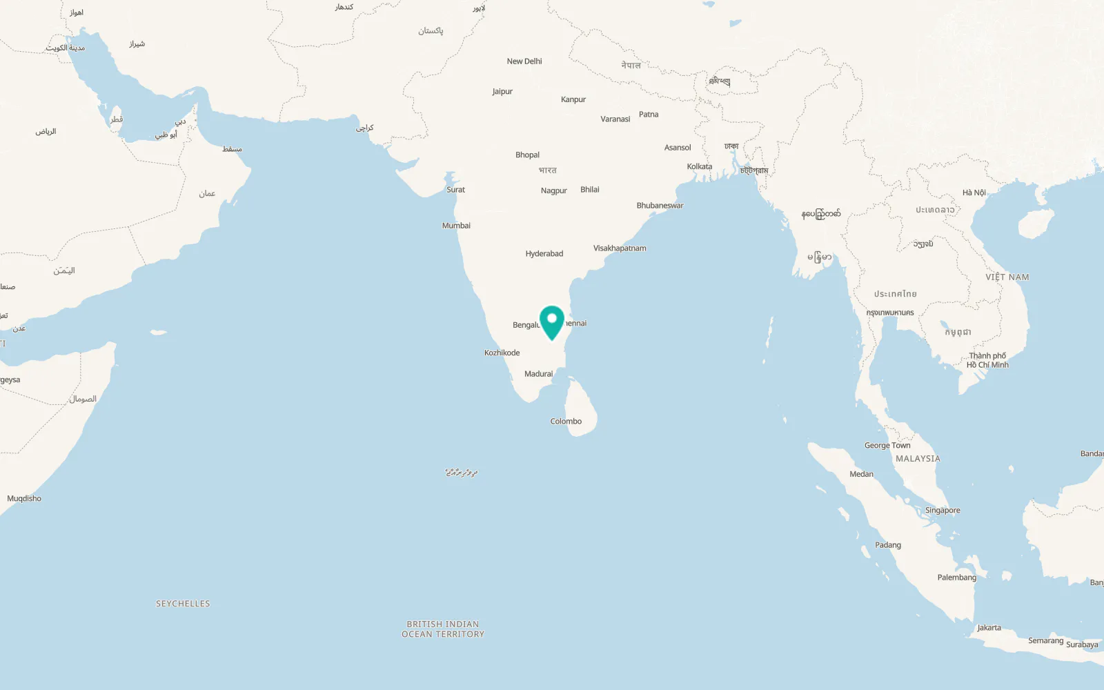 Map of Kallakurichi