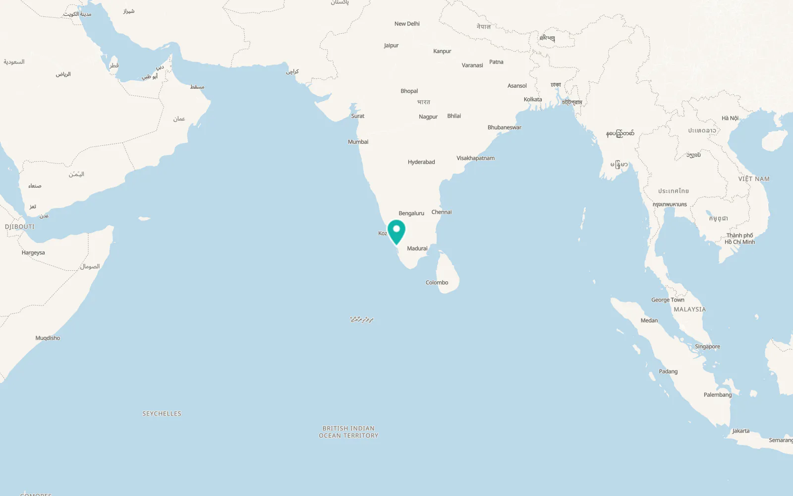 Map of Kanayannur