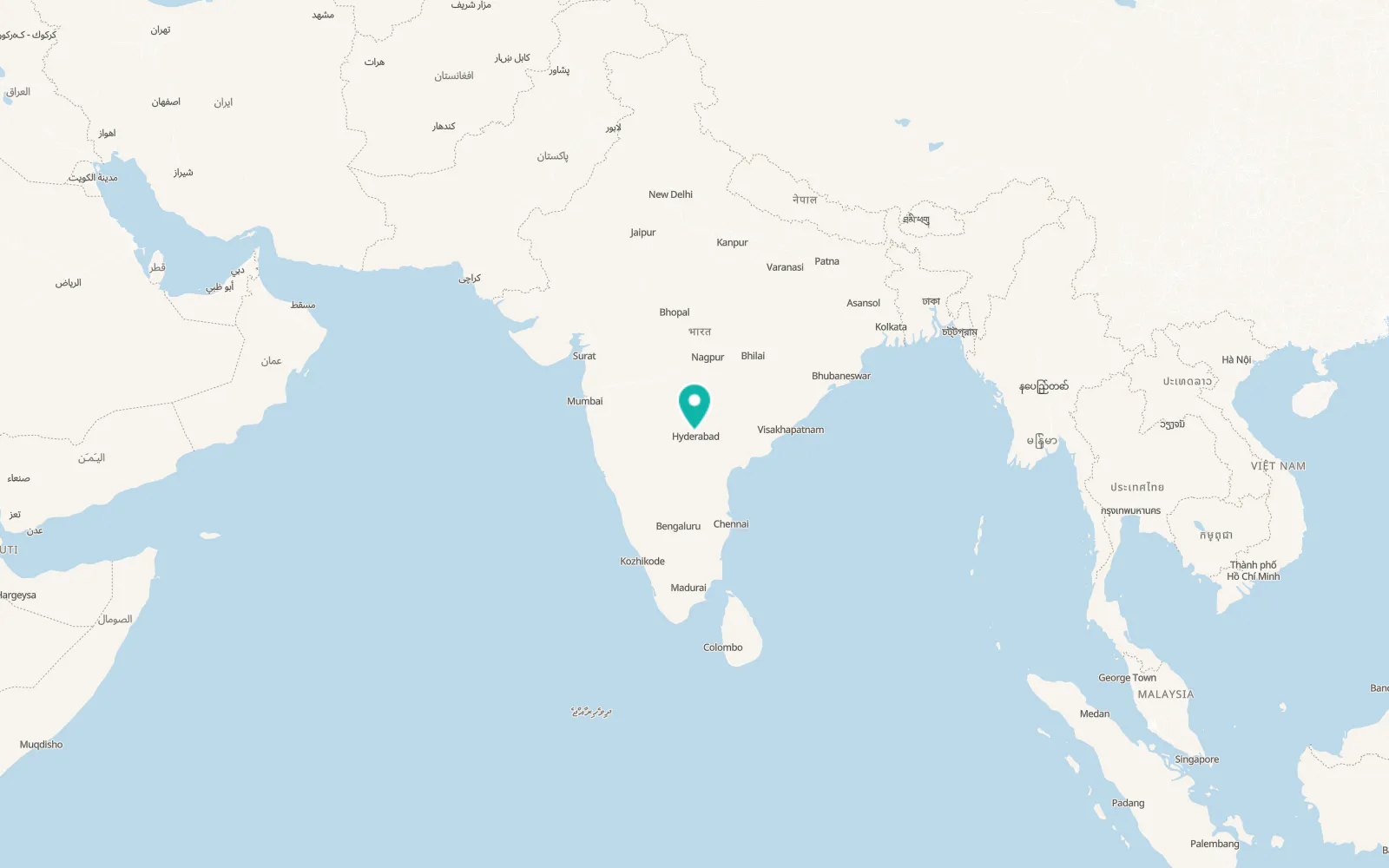 Map of Kukatpally