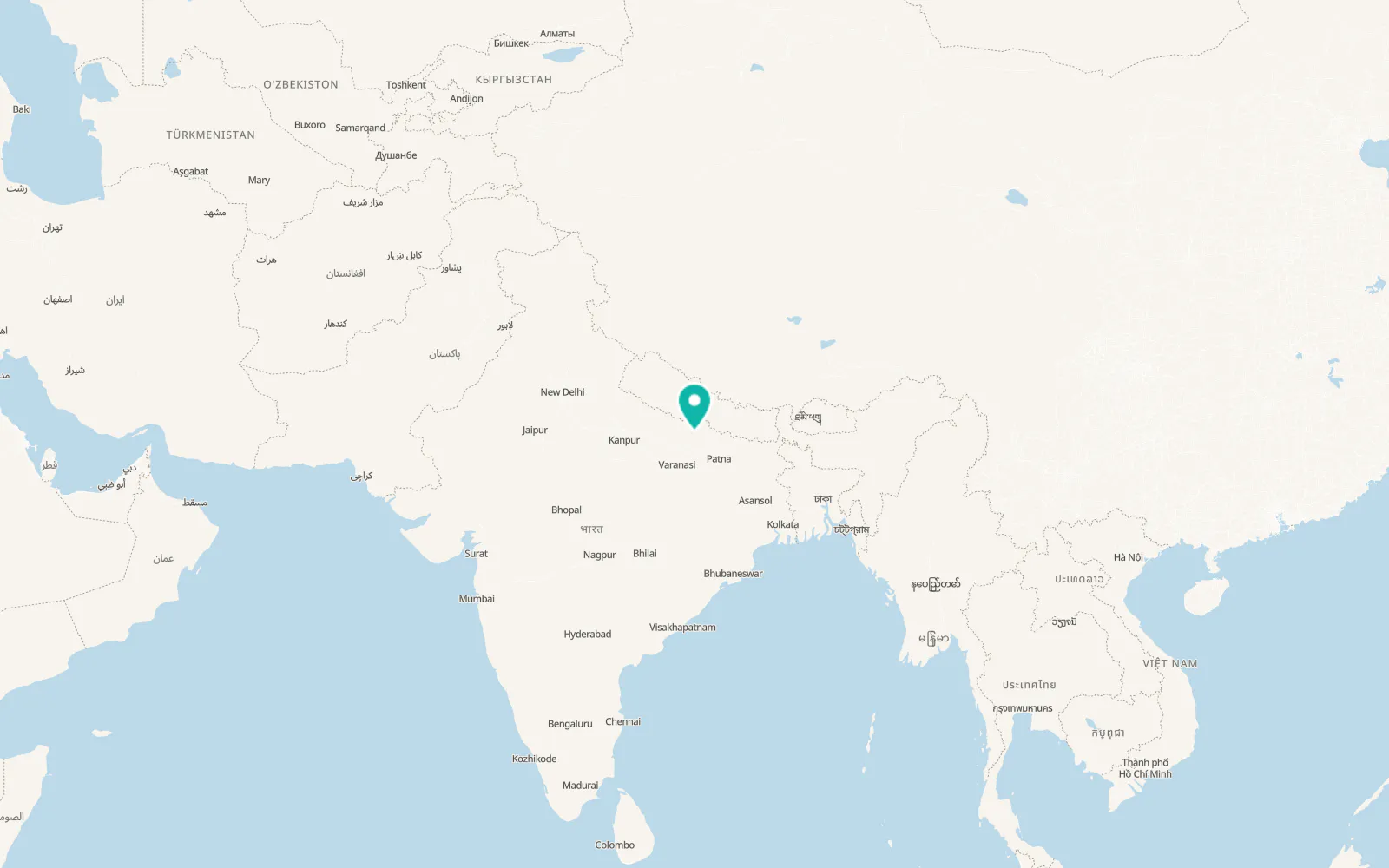 Map of Kushinagar