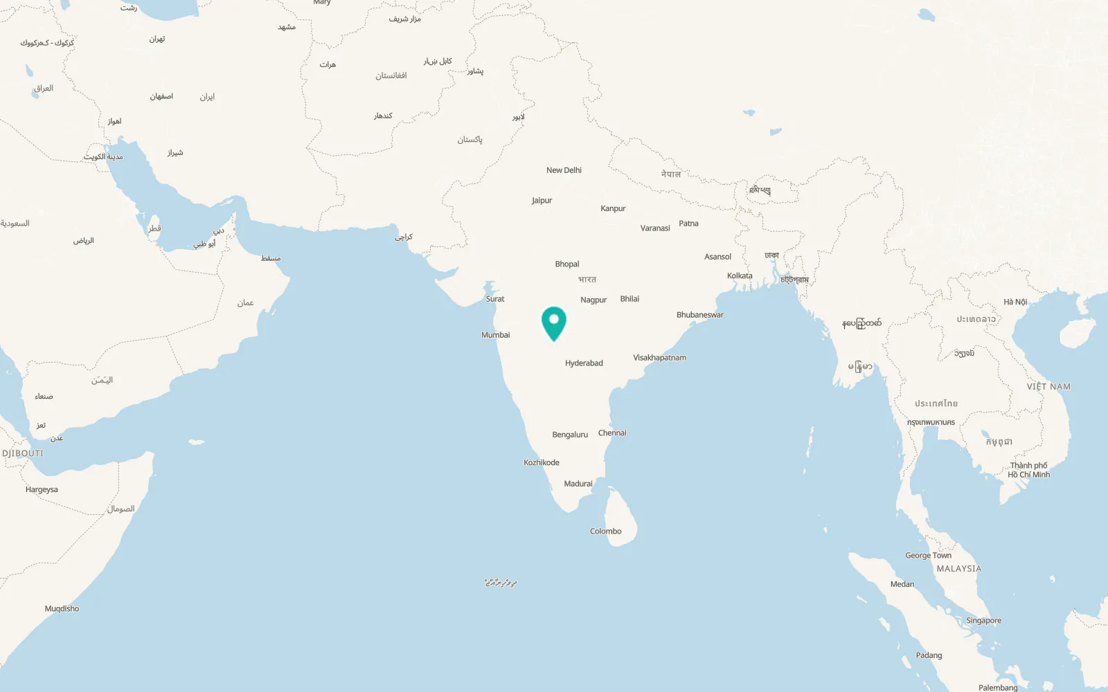 Map of Latur