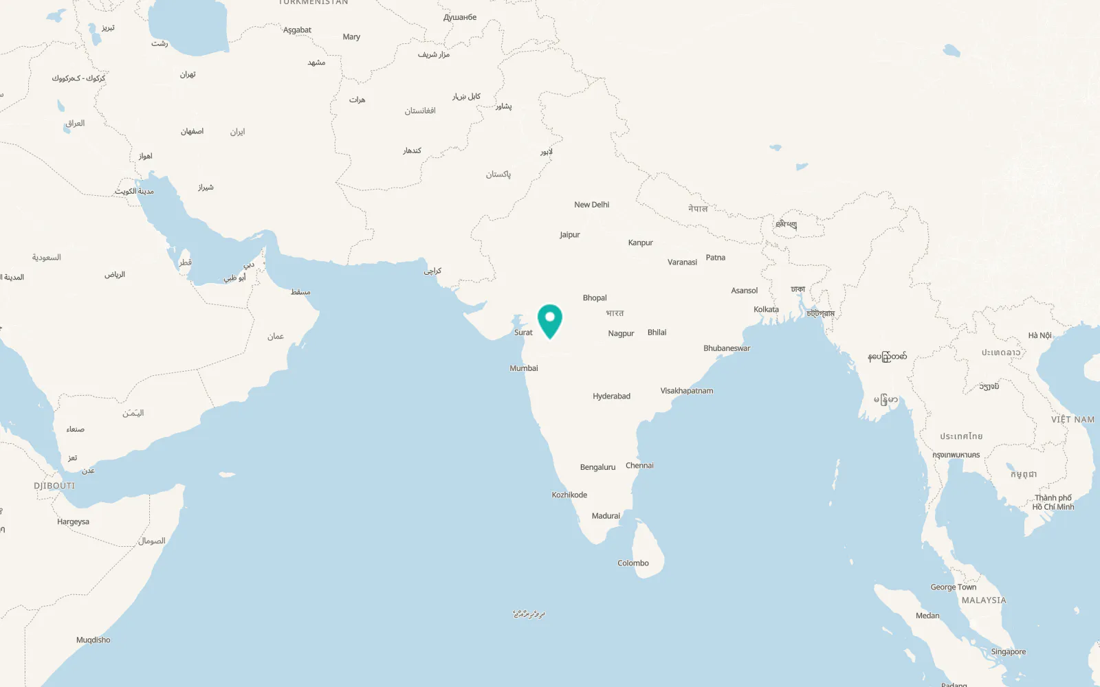 Map of Malegaon
