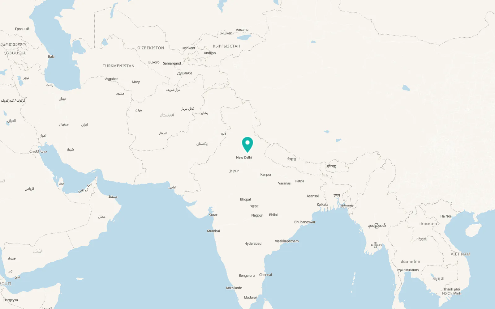 Map of Meerut